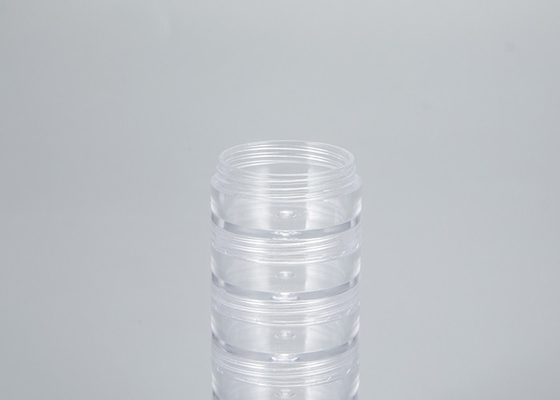 Beyaz 5ml 10ml 15ml 30ml 50ml Tekrarlanabilir Doldurma Deri Bakım Kapı Yuvarlak Plastik Kozmetik Kavanoz