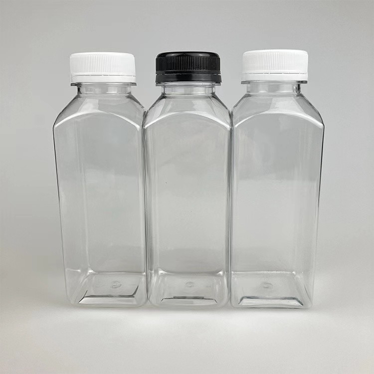 Sıcak satış 120ml 250ml 350ml 500ml 1000ml Açık Fransız kare Boş İçecek Meyve suyu şişesi