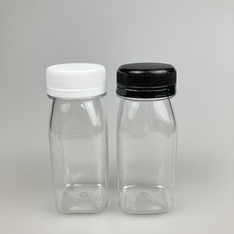 60ml kare meyve suyu şişesi içme şişesi kapalı kare içme şişesi çok renkli