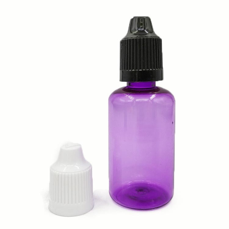 30ml Plastik Damla Şişeleri Sıkıştırılabilir Göz Sıvısı Damla Şişeleri Sızdırmaz Kapaklı Plasti