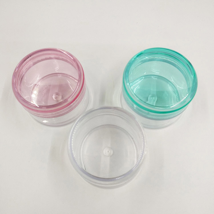2g 3g 5g Kozmetik Örnek Boş Konteyner Plastik Açık Kozmetik Kapaklı Kapakları
