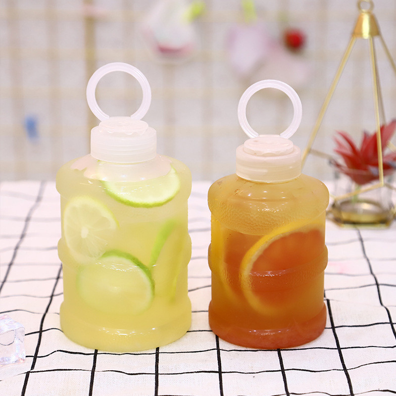 Modern Açık Süt Çayı Şişeleri Kapakında vida ile 0.5kg Kapasite Çeşitli Boyutlar