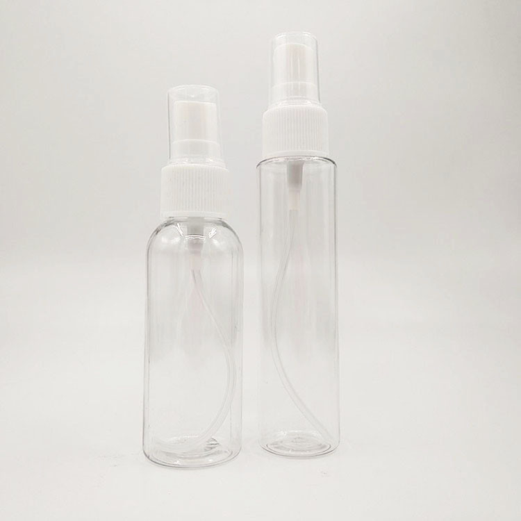 Boş Fine Mist PET 30ml 50ml 100ml 120ml 150ml 200ml 250ml 500ml Amber White Clear Plastik Spray Şişe Kozmetik İçin