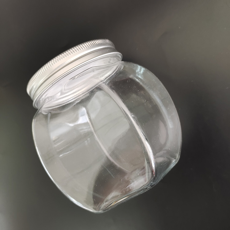 8 oz Alüminyum folyo ve gıda depolama için özel etiketli dayanıklı plastik kavanozlar