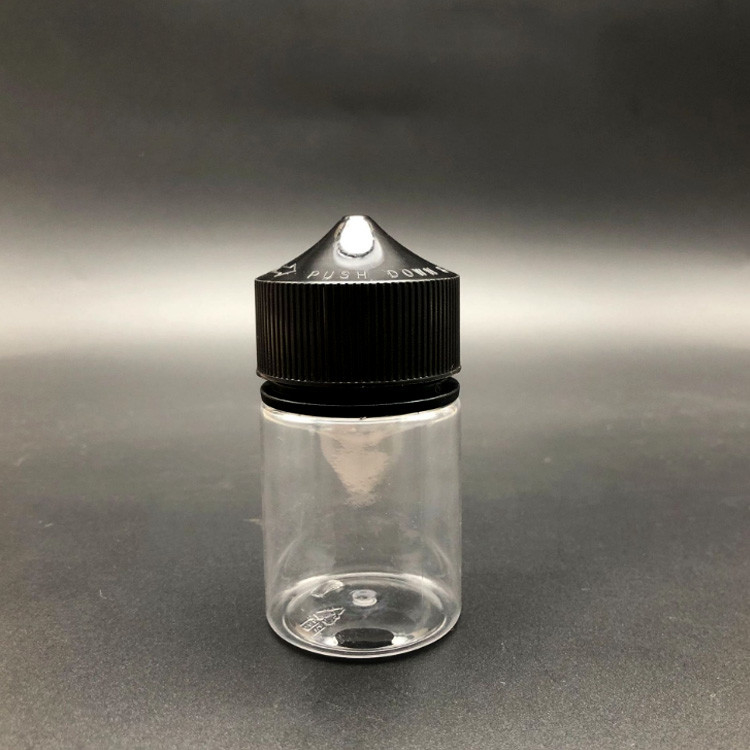 Özelleştirilebilir Açık PET E Sıvı Şişeler 10ml 15ml 30ml 60ml 80ml 100ml Kapasite