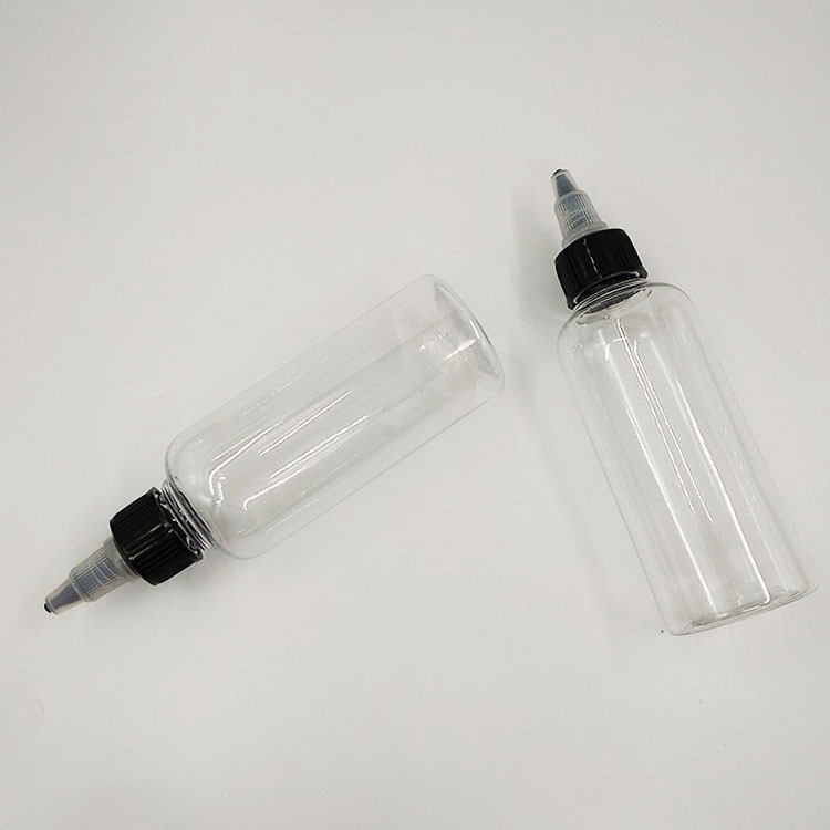 Sıvı depolama için açık/renkli vida üstü plastik kaplar