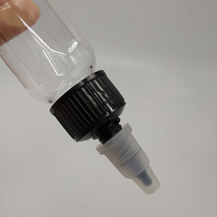 Dropper şişeleri PET Plastik Şifalı Squeeze şişesi vida kapağı mühürleme tipi ile