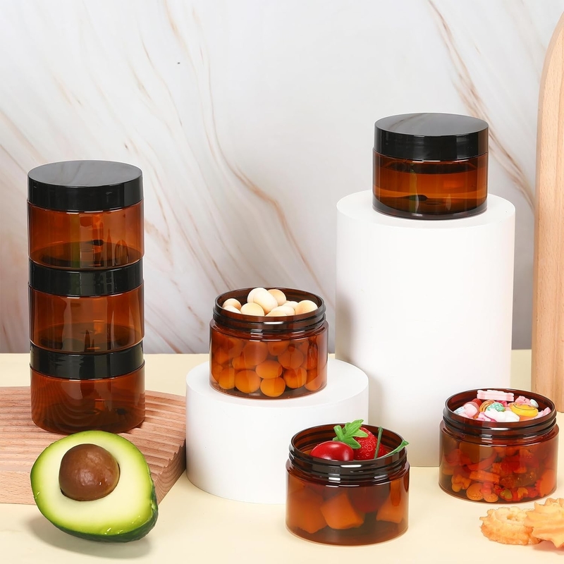 Özel Logo Plastik Güzellik Kavanozu Özel Güzellik Paketleme ve Marka İhtiyaçları için