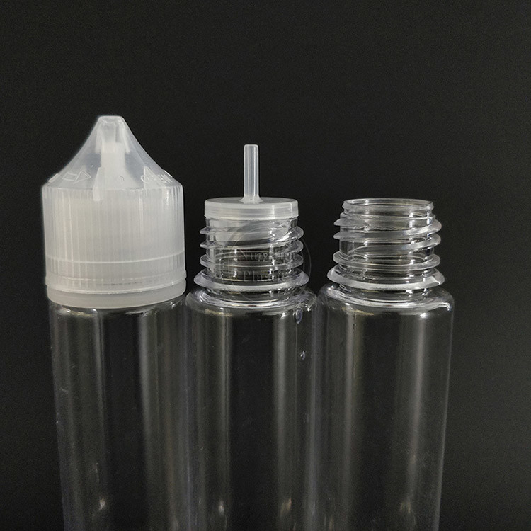 Özel Baskı Rengi 10ml 15ml 30ml 60ml 80ml 100ml Kapasite ve Yüksek Kapasite İçin Sıvı Damla Şişesi