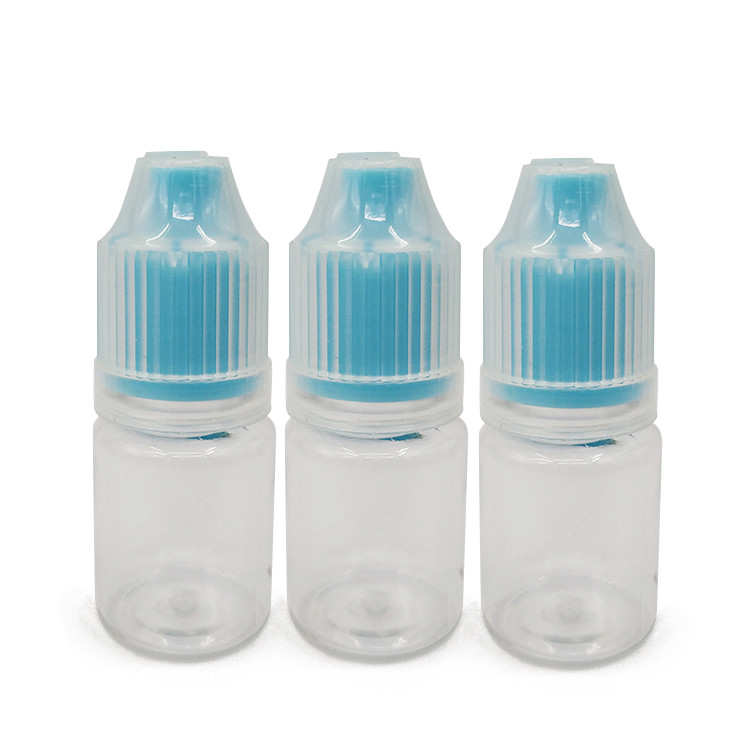 18 mm boyutlu E boyutlu, boğazı kapalı, kimyasallara dayanıklı, PET kapalı sıvı şişe
