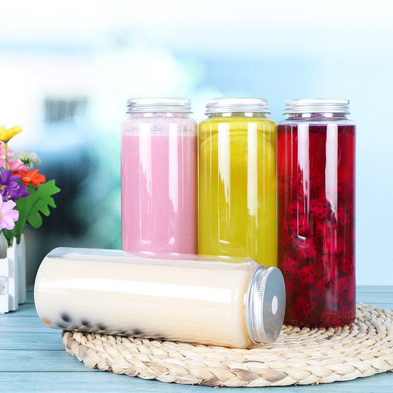 Çeyrek Yuvarlak Balonlu Çay Kavanozları, Kapaklı Plastik Malzemelerle 0.5kg Kapasite