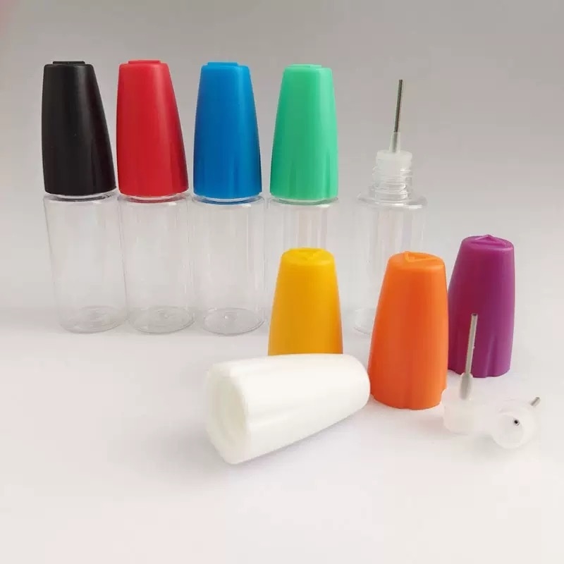 Çocuk Korumalı Boyun Tipi E-Sıvı Şişesi Özel Baskı Rengi ve Çeşitli Kapasitelerde 10ml 15ml 30ml 40ml 60ml 80ml 100ml