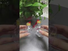 Noel Bayramı Dekorasyonu Top Küresel Meyve Bira Bubble Ball Şekli Çay İçecek Şişesi