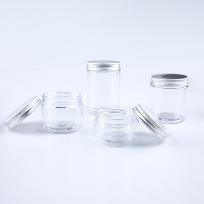 Özel baskı ve basınç duyarlılıklı dikiş mühürlenmesi için kapağı olan profesyonel plastik depolama kavanozları