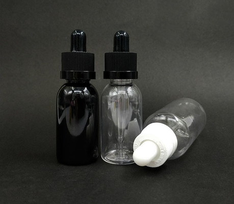 Sıvı tam dağıtım için sızıntı geçirmez vida kapaklı cam plastik damlatıcı şişeler