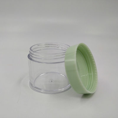 Yumuşak yüzey pratikliği ile özel baskı plastik kozmetik kavanoz
