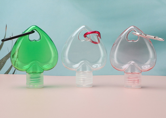 PETG Plastik El Dezenfektanı Şişeleri 20mm Şeffaf Anahtarlık Şişeleri